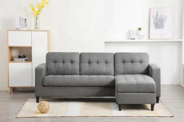Mauritius Reversible Sectional light grey
